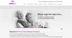 Desktop Screenshot of homecaremedicalsolutions.com